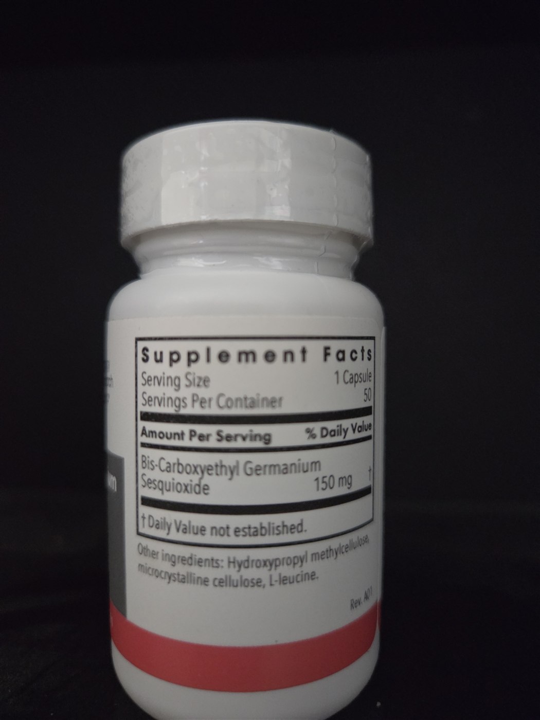 Organo-Germanium Ge-132 Supplement Facts